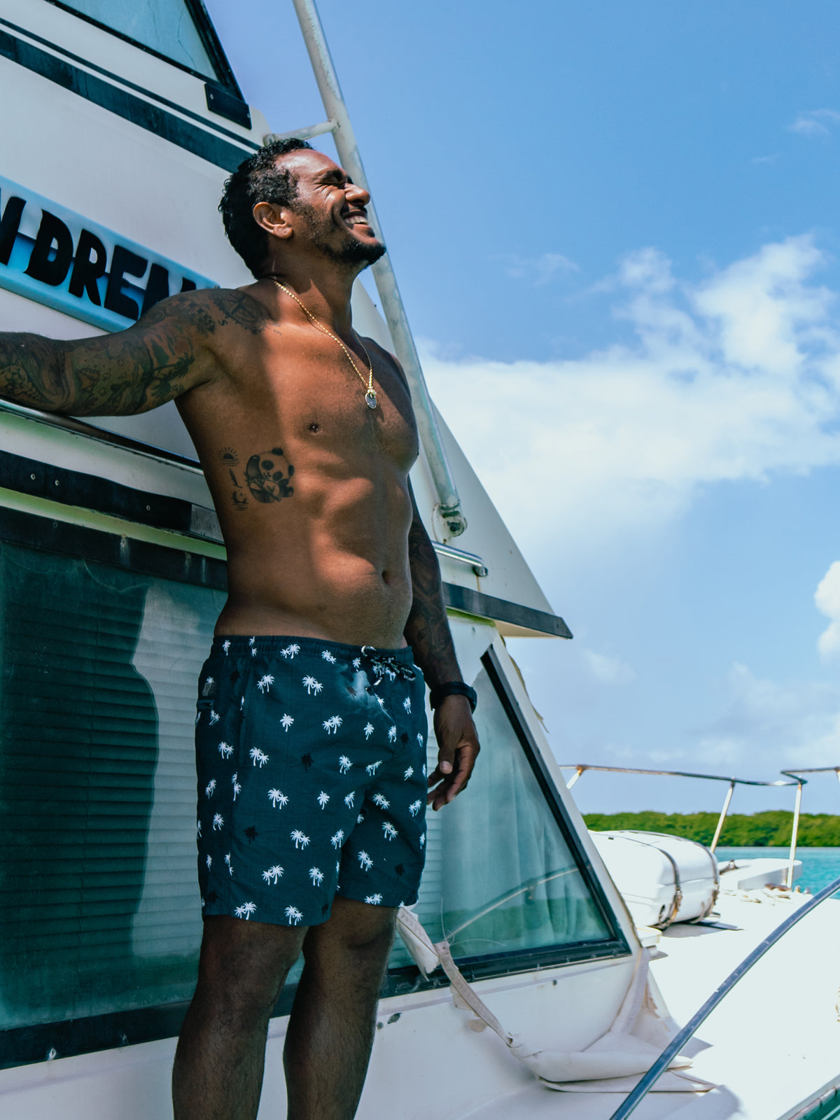 Roshan Men Swim Shorts | Green