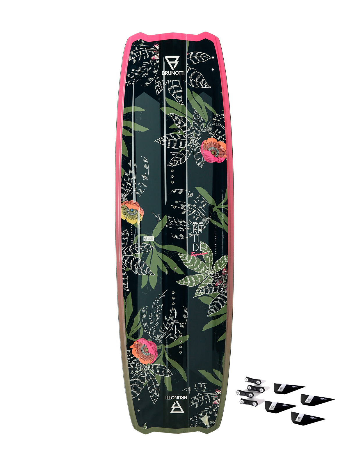 Riptide Tropic+G10Fins Uni Kiteboard